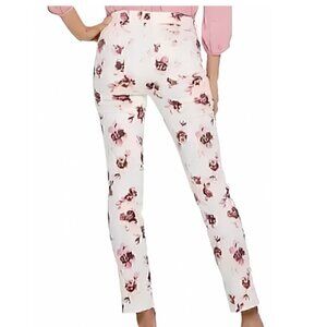 New NYDJ Sheri Released  Raw Hem Ankle Jeans in Bonnieux Floral Print NWT